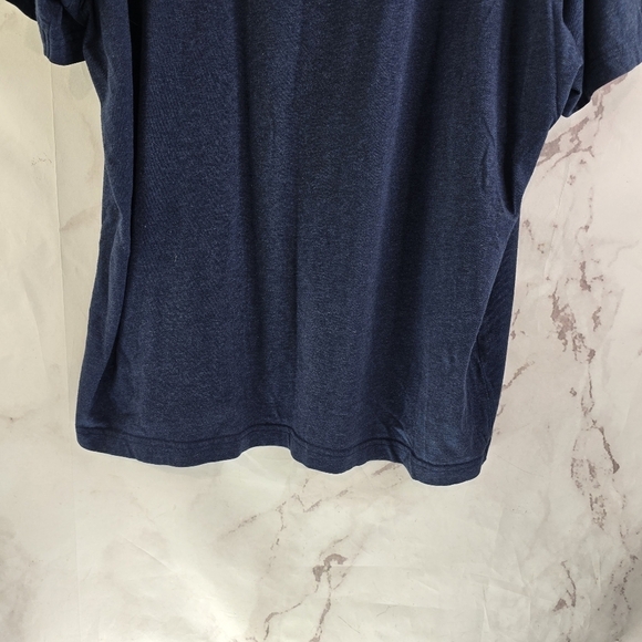 Travis Mathew T Shirt Mens XXL Blue Short Sleeve Crew Neck Spellout Graphic Pima - Picture 7 of 10